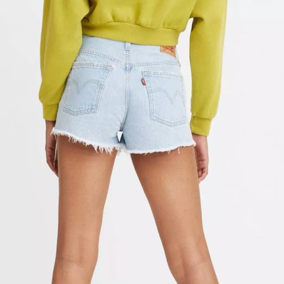 NWT Levi's High Rise Jean Shorts - Picture 2 of 2